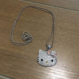 Hello Kitty Swarovski Crystal Necklace